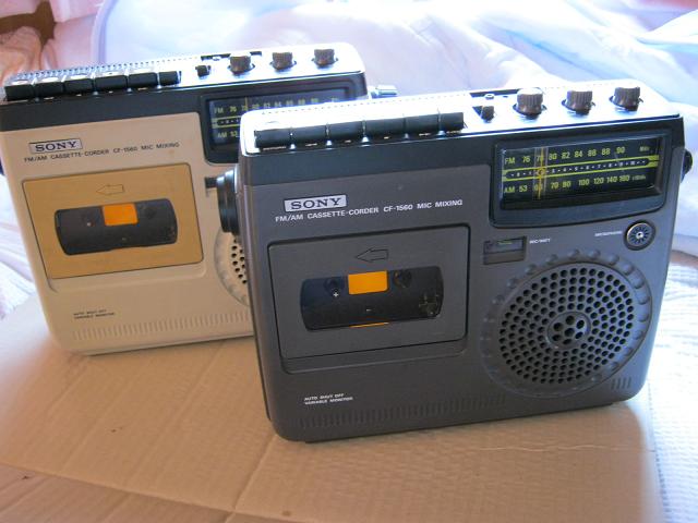 SONY ラジカセ CF-1560 (分解手順付き) : ひたち野高速鉄道新館