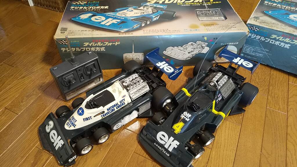 1970年代後半【NIKKO セミデラコン 1/10 タイレルフォード】人気の6輪F