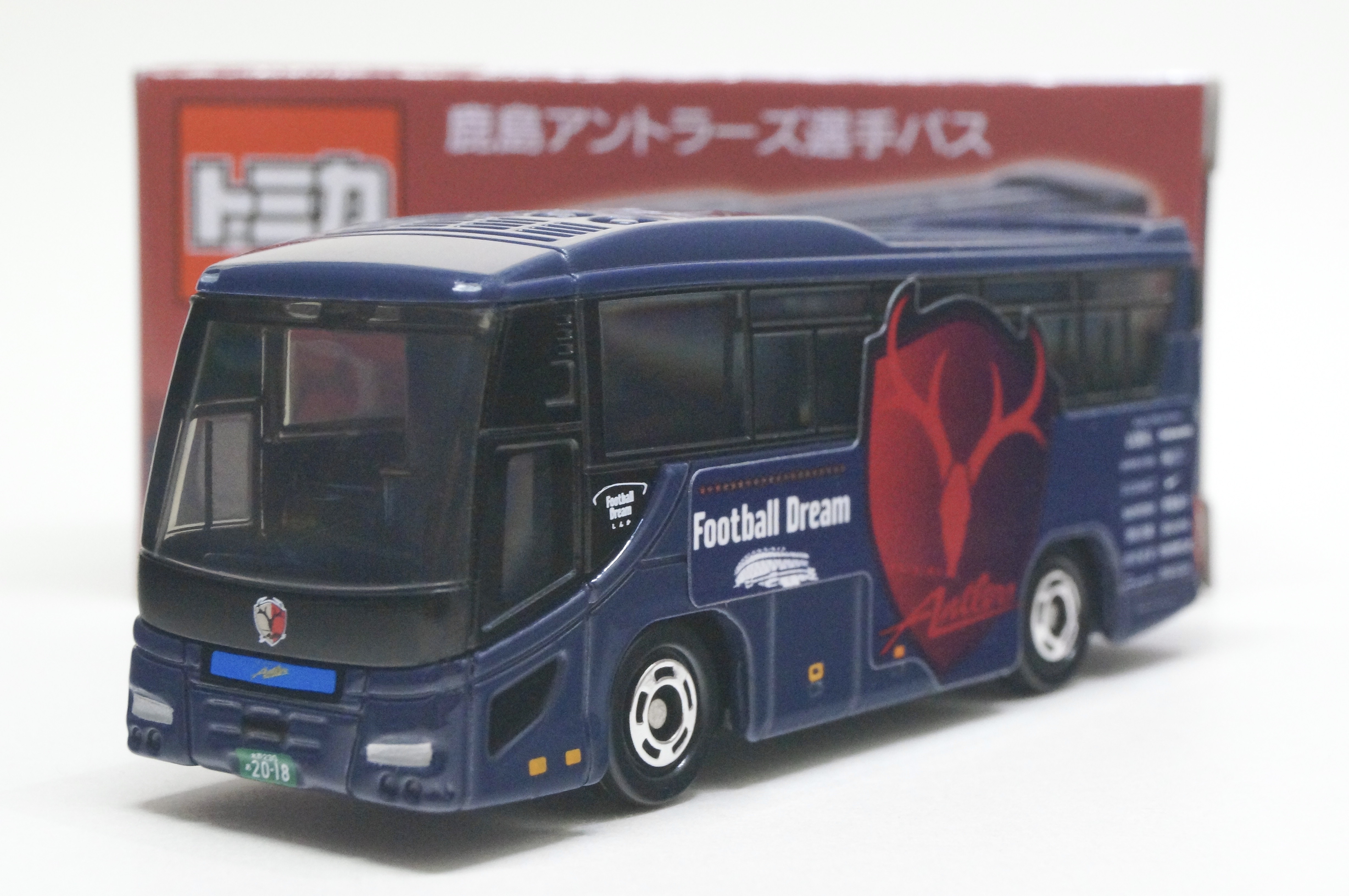 鹿島アントラーズ選手バス いすゞ ガーラ : トミカ探求日記