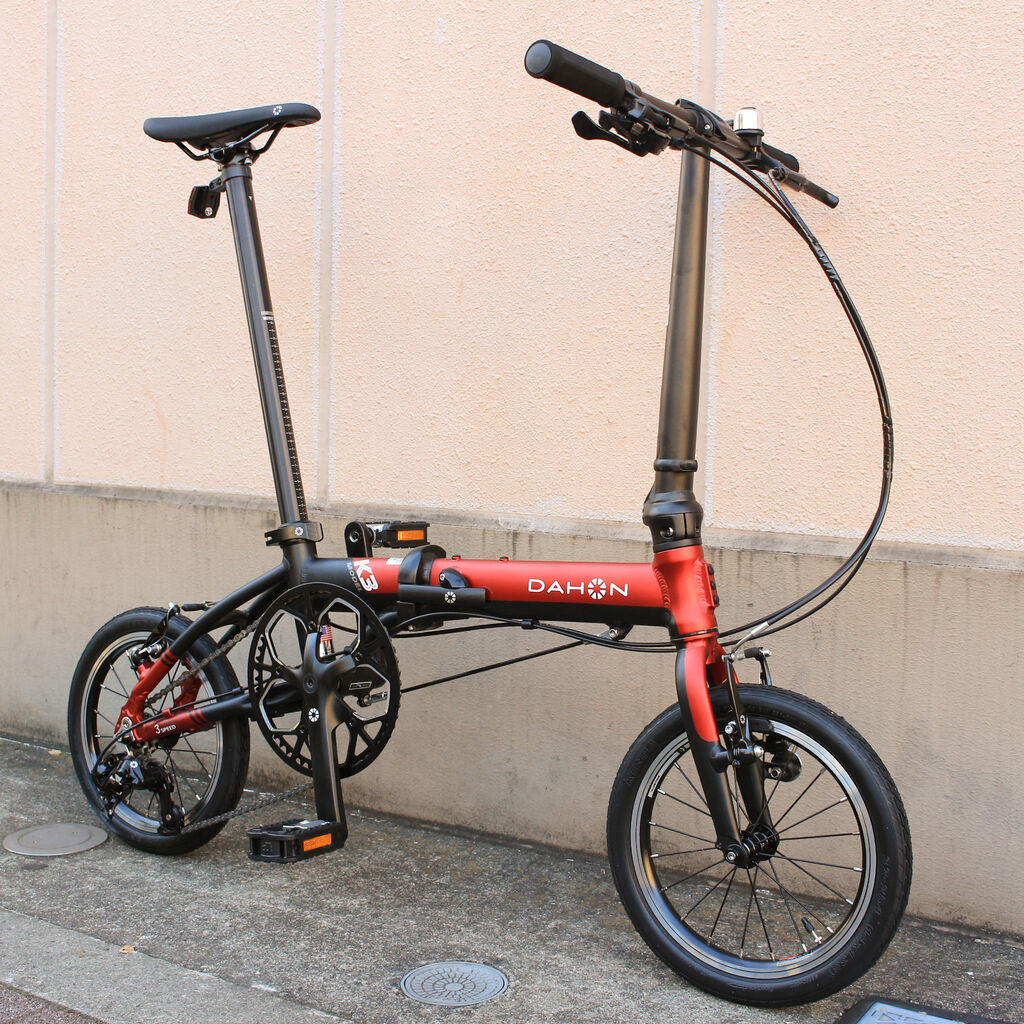 2021 DAHON(ダホン) K3 「レッド/ブラック」再入荷しました‼[7.8kg