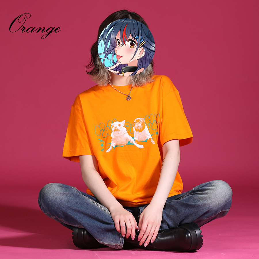 受注期間限定！まんじちゃん。コラボ企画第3弾！コラボ半袖Tシャツ