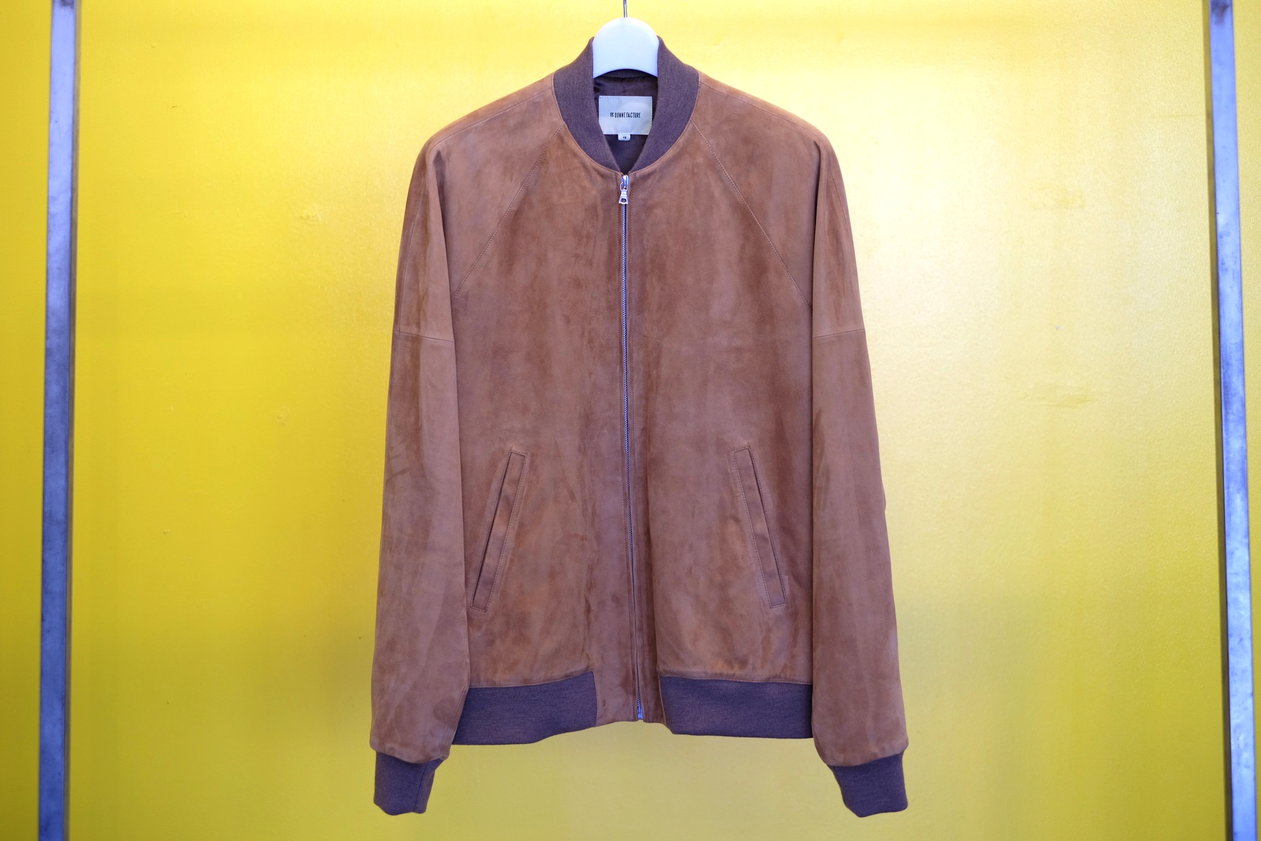 Leather jockey jacket ｜ LIVIN' IN PARIS