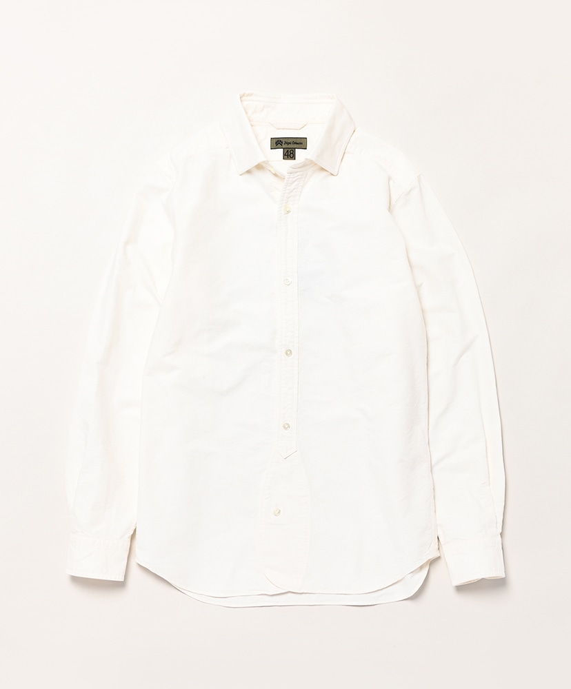 British Officers Shirt(48(MEN) White/ホワイト): Nigel Cabourn