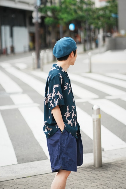 BRU NA BOINNE/ブルーナボイン エアロバティックアロハ [ネイビー]