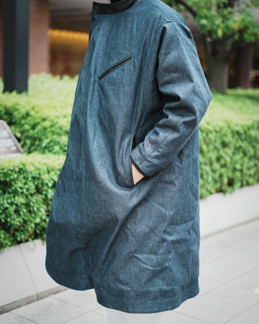 BRU NA BOINNE/ブルーナボイン ランスロットデニムコート [ネービー]