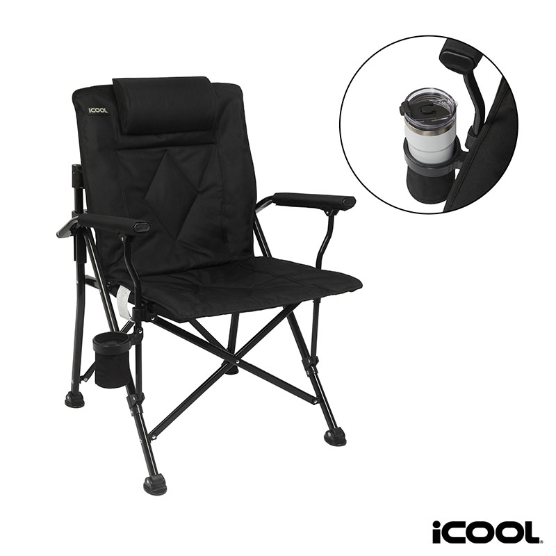 iCOOL Twin Peaks Portable Camping Chair - GR5403 | Logomark