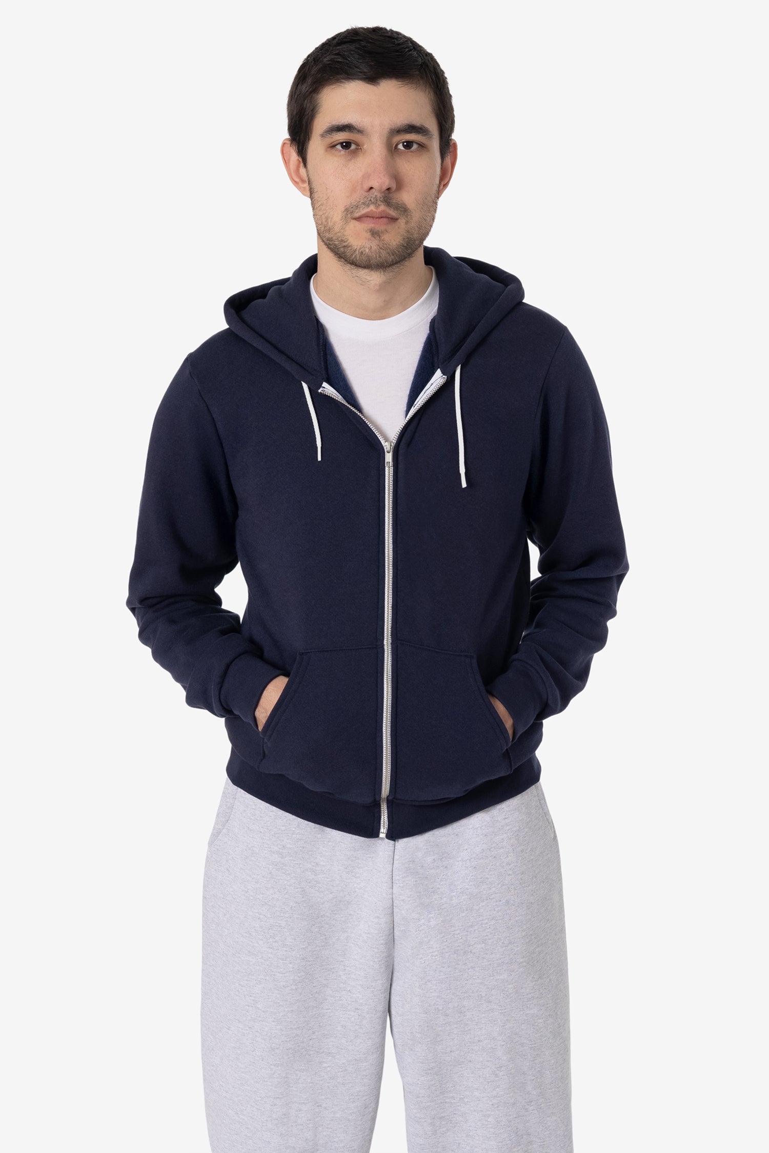 F97 - Flex Fleece Zip Up Hoodie – Los Angeles Apparel
