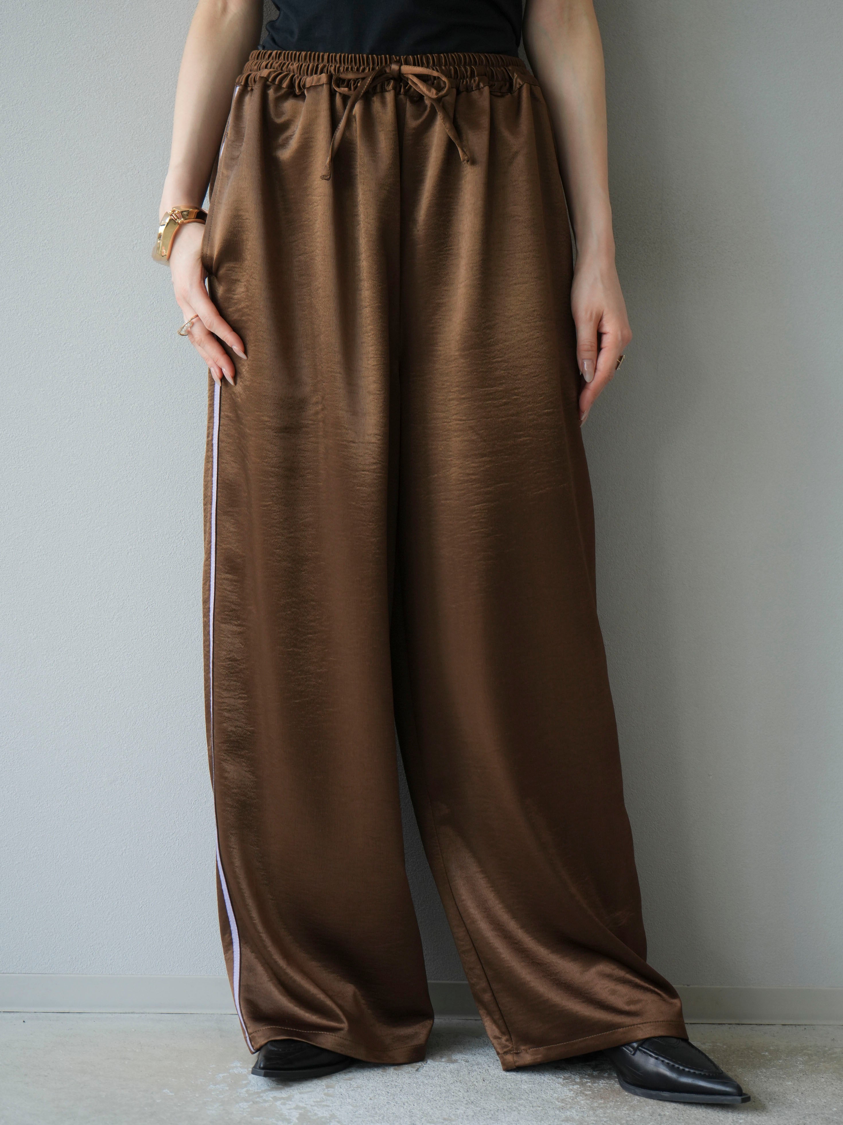 Sea Room Lynn ブラウン ワイドパンツ Sea Room Lynn ブラウン ワイド