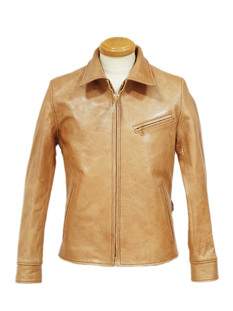 Y'2 LEATHER（ワイツーレザー） 】 柿渋ホースシングルライダース