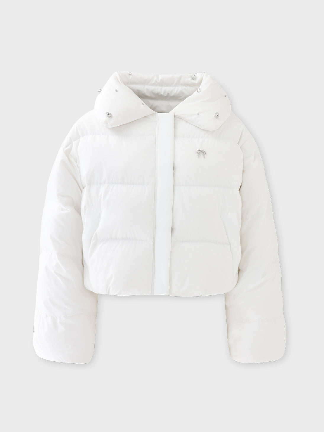 Bijou cropped down jacket(eme10815) – M me eme