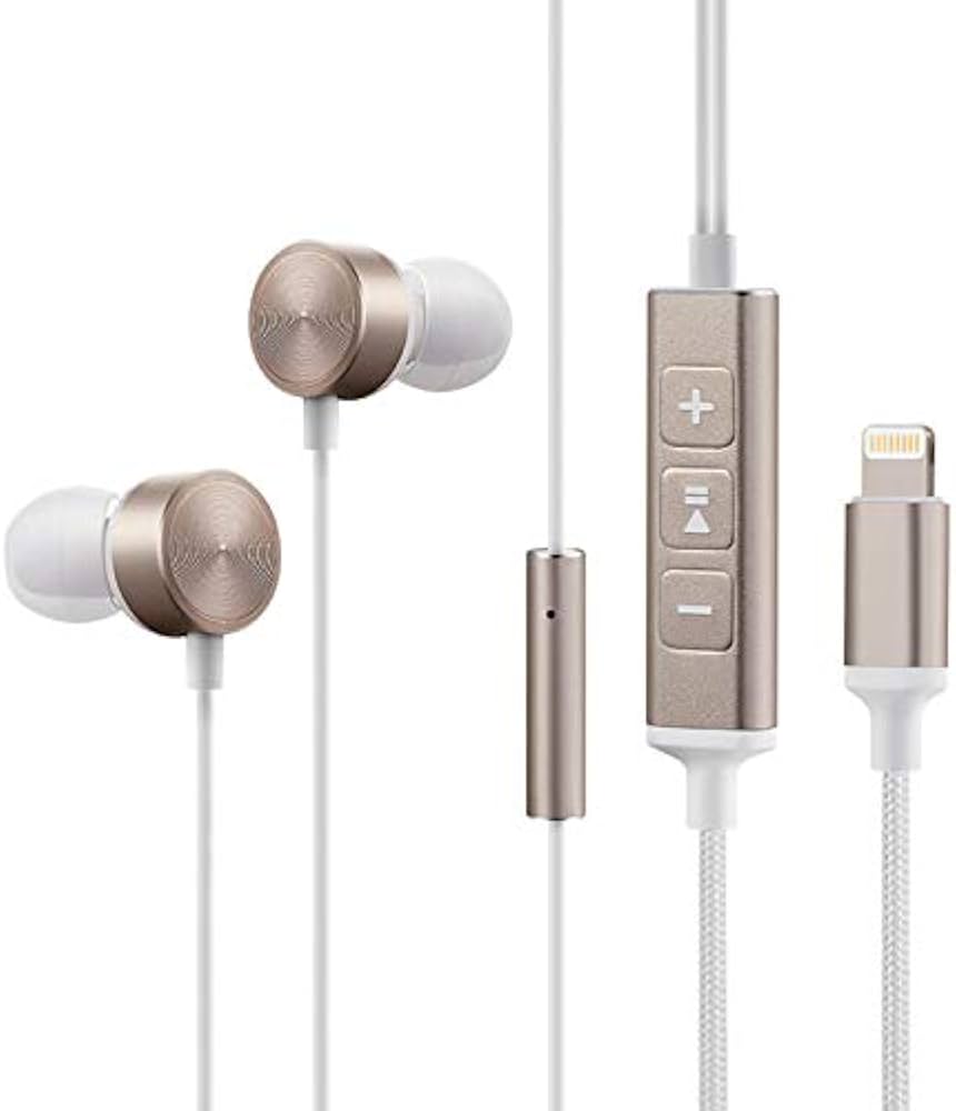 Amazon.co.jp: FSC 【 Apple MFI認証 】 ライトニング イヤホン LAM