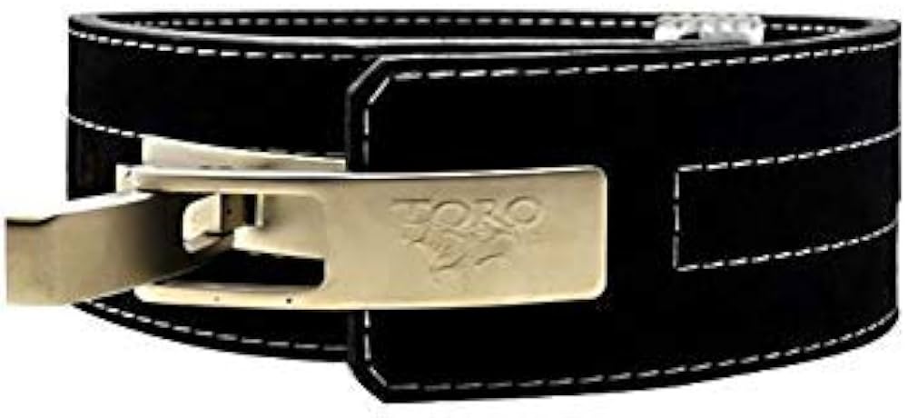 Amazon | LiftingLarge Titan Brahmaレバーパワーリフティングベルト(L