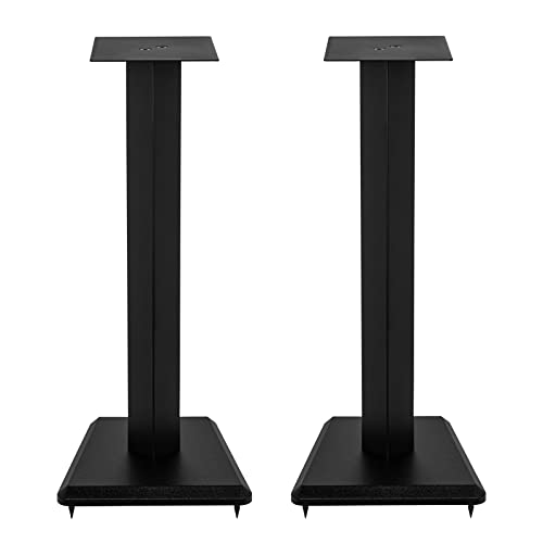 Amazon | ELAC LS10-B スピーカースタンド (ペア) ブラック | Elac