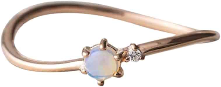 Amazon | (エテ) ete K10PG オパール ピンキーリング 720948 5号