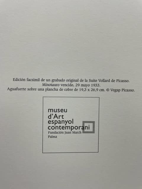 Amazon｜ポスター パブロ ピカソ Malaga Minotauro vencido 1933 額装