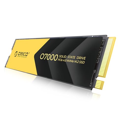 ORICO SSD 2TB PCIe Gen 4.0 x 4 NVMe M.2 SSD, fino a 7000MB/s, SLC