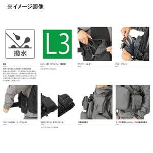 Amazon | シマノ デタッチャブルゲームベスト F VF-036V グレー