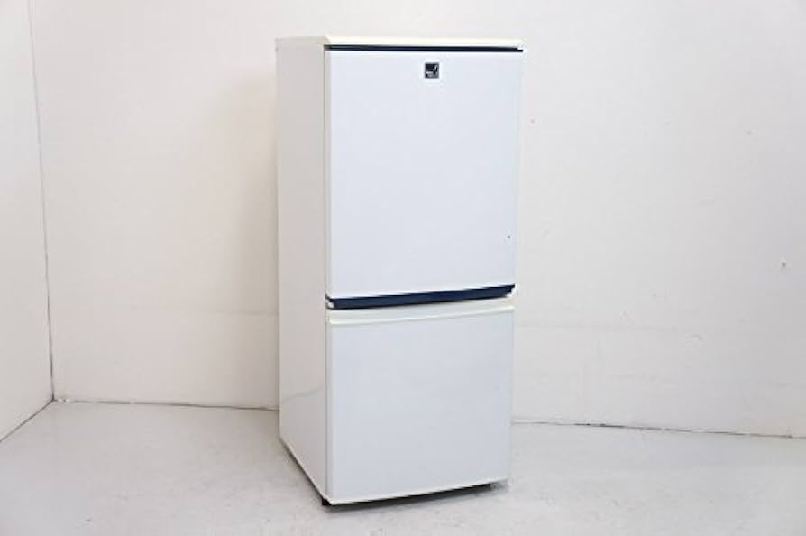 Amazon | SHARP 137L 2ドア冷蔵庫 SJ-14E7-KB ホワイト | シャープ