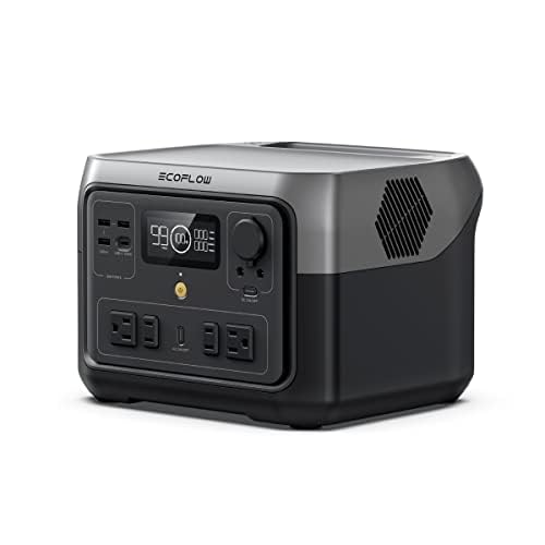Amazon.co.jp: EcoFlow RIVER 2 Max ポータブル電源 512Wh 60分フル