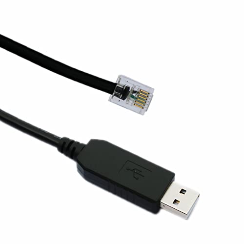 Amazon.co.jp: Jxeit USB - RS232 RJ11/RJ12 シリアル通信ケーブル