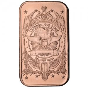 Amazon.co.jp: 純銅 Saint Gaudens 1オンス Copper bar 1AVDP oz 99.9