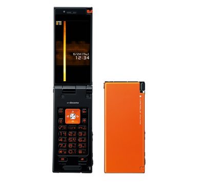 Amazon | docomo PRIME series P-04B オレンジ 白ロム | エヌテイテイ
