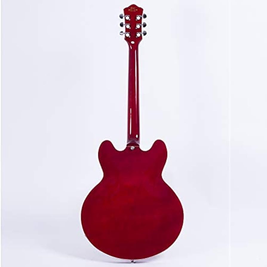 Amazon | GROTE Jazz Electric Guitar Semi-Hollow Body (Red