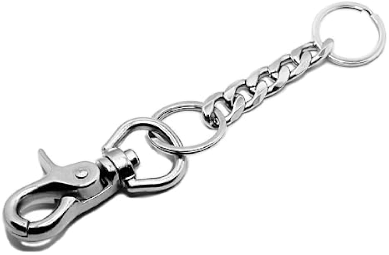 Amazon.co.jp: 喜平チェーン＋レバーナスカン キーホルダー（シルバー