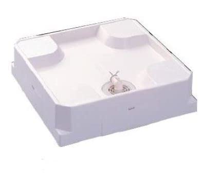 Amazon.co.jp: ドラム式洗濯機対応の洗濯機防水パン カラー/スノー