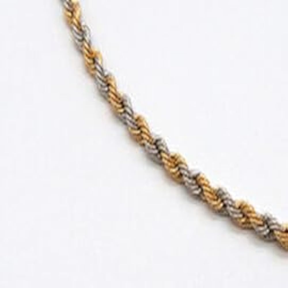 Amazon | [こねこネット] K18/Pt850 コンビブレスレット ロープ2.7 18