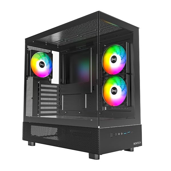 Amazon.com: MONTECH XR-B, ATX Mid-Tower PC Gaming Case, 3x120mm