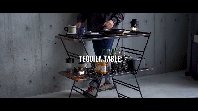 Amazon | DOD(ディーオーディー) テキーラテーブル 焚き火の上で使用