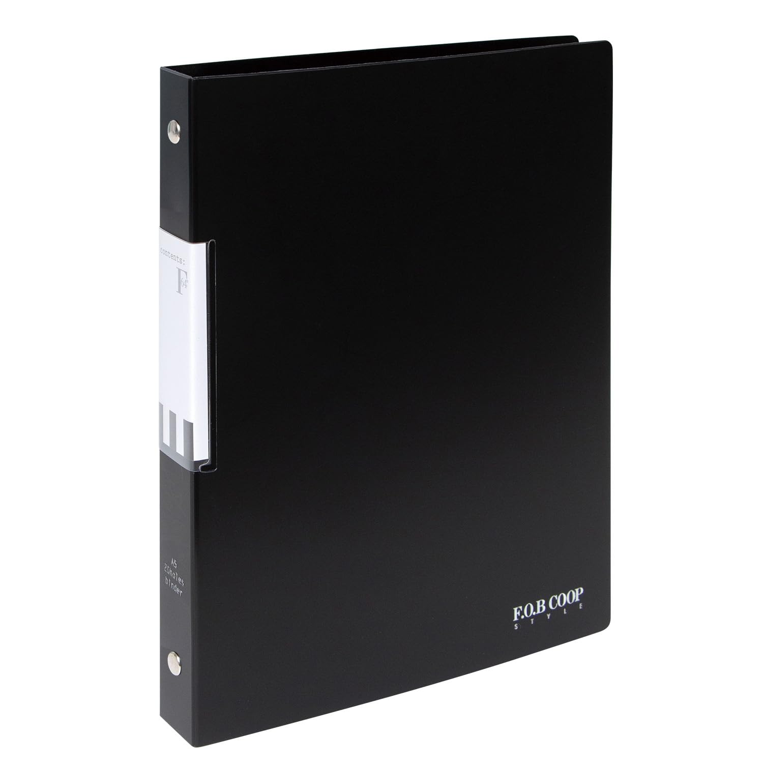 Amazon | キョクトウ・アソシエイツ バインダー FOBCOOP 20穴 A5 黒