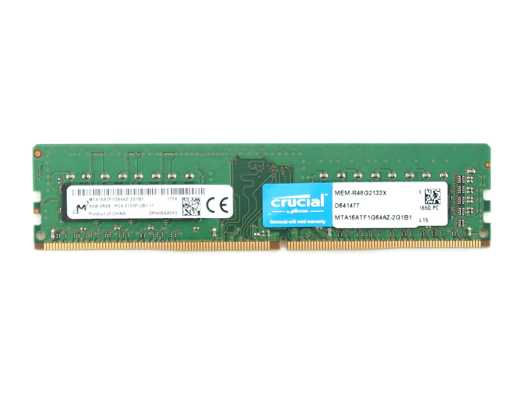 Micron 8GB DDR4 2Rx8 PC4-2133P-UBB MTA16ATF1G64AZ-2G1B1 Desktop