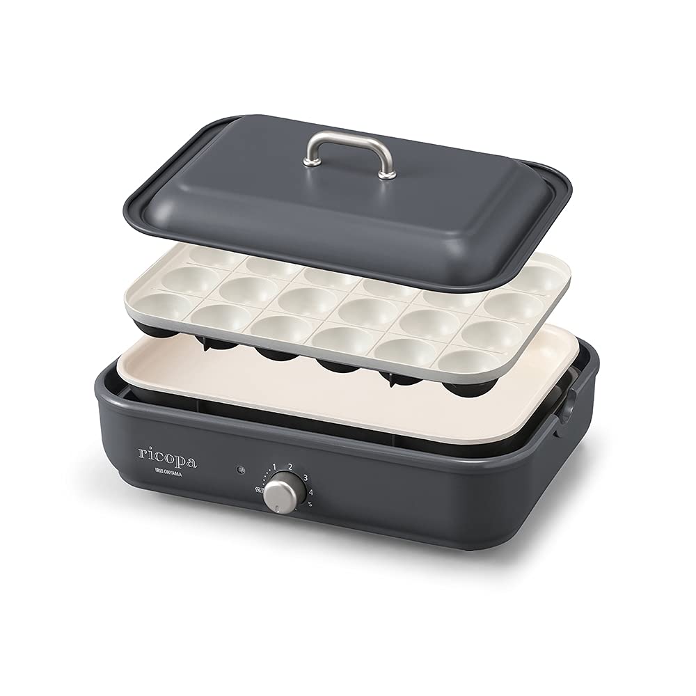 Amazon | アイリスオーヤマ コンパクトホットプレート ricopa 2way