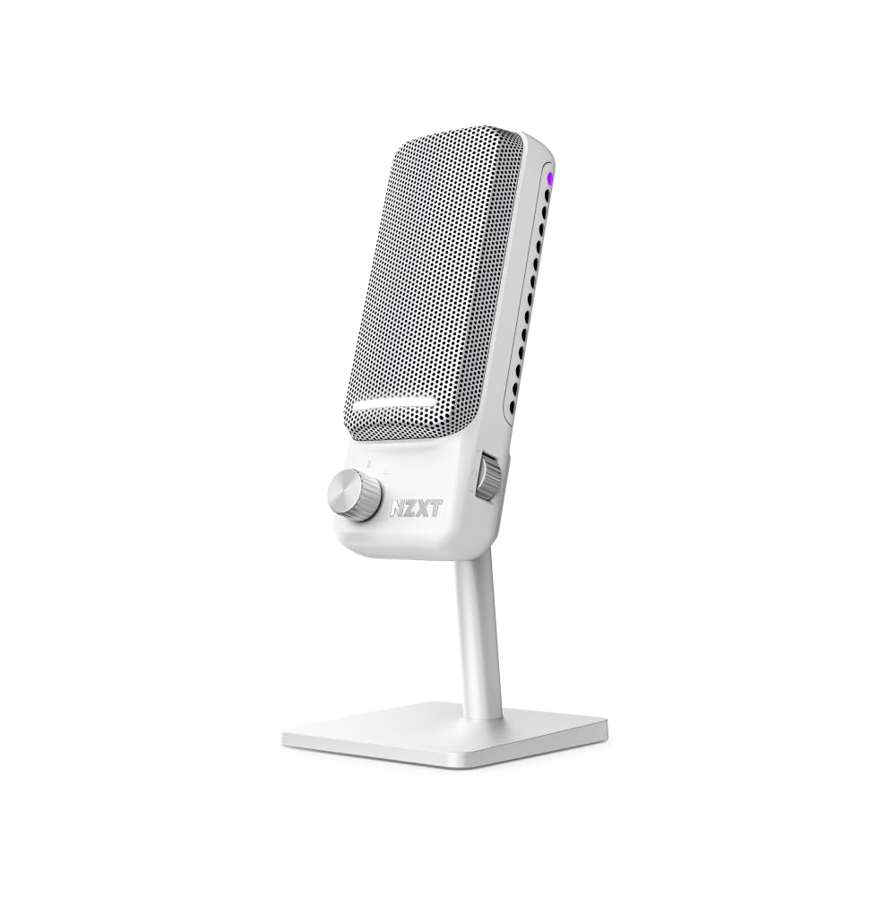 Amazon.com: NZXT Capsule Elite Wired USB Microphone - White