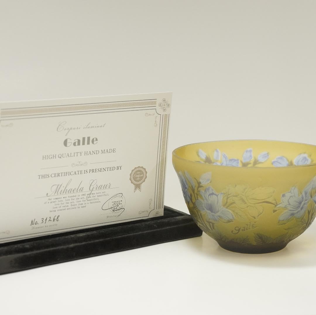 Amazon.co.jp: 証明書 エミールガレ 茶器 ボンボニエール カメオ彫り