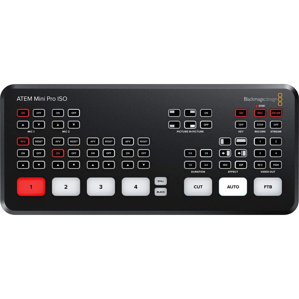 Amazon.com: Blackmagic Design ATEM Mini Pro ISO HDMI Live Stream