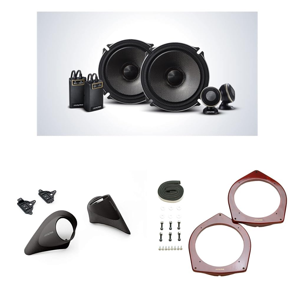 Amazon.co.jp: 【セット買い】アルパイン(ALPINE) 17cmセパレート2