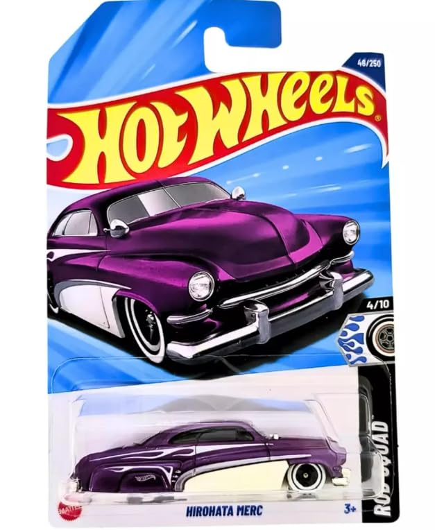 Amazon.com: Hot Wheels Hirohata MERC, Rod Squad Series, 1:64 Scale