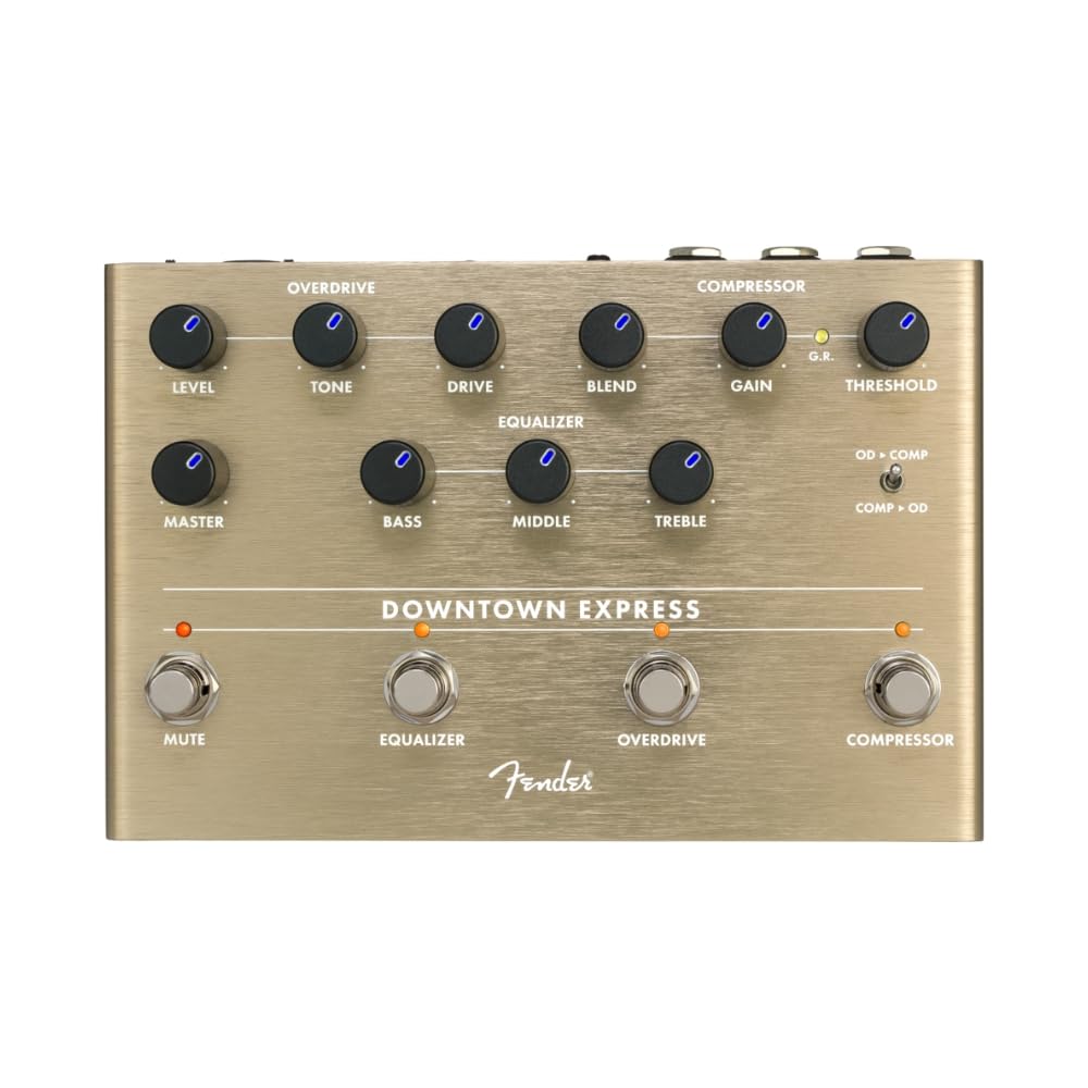 Amazon.com: Fender Downtown Express Bass Multi-Effect Pedal
