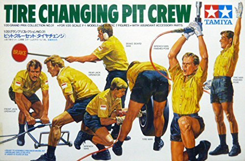 Amazon | タミヤ 1/20 ピットクルー(タイヤチェンジ) (1／20