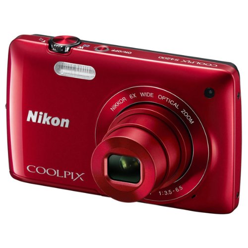 Amazon.com : Nikon COOLPIX S4200 16.0 MP Digital Camera (Red