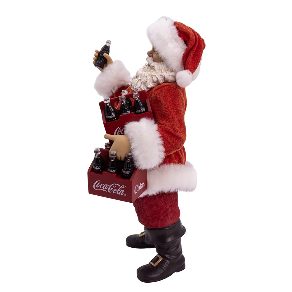 Amazon.co.jp: Kurt Adler 10.5インチ コカ・コーラ サンタ 6個パック