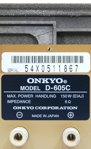 Amazon.co.jp: ONKYO オンキョー D-605C センタースピーカーシステム