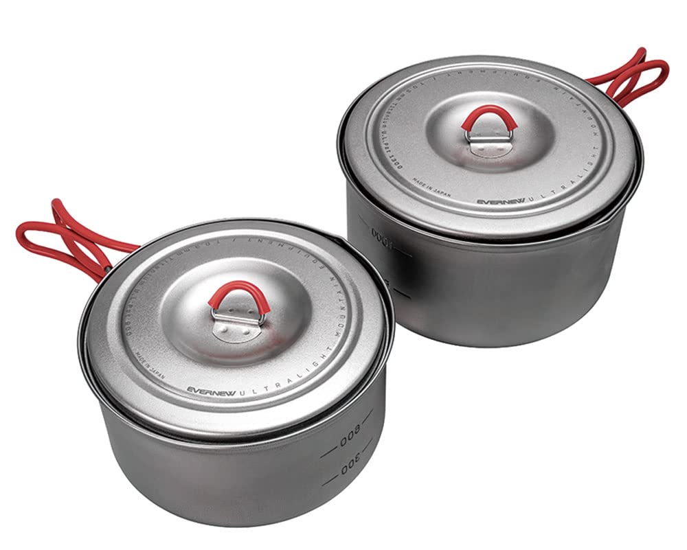 Amazon.co.jp: エバニュー(EVERNEW) Ti U.L. Pot set 900+1300 ECA536