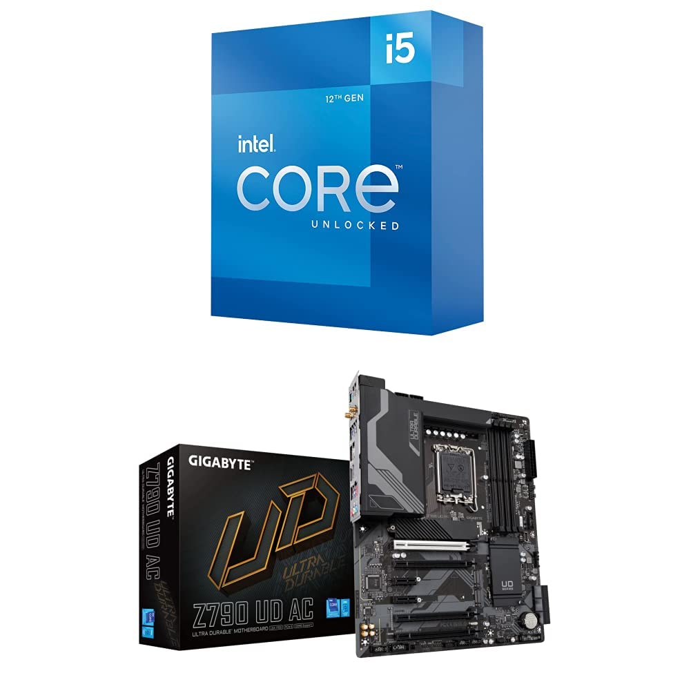 Amazon.com: Intel Core i5-12600K + GIGABYTE Z790 UD AC Motherboard