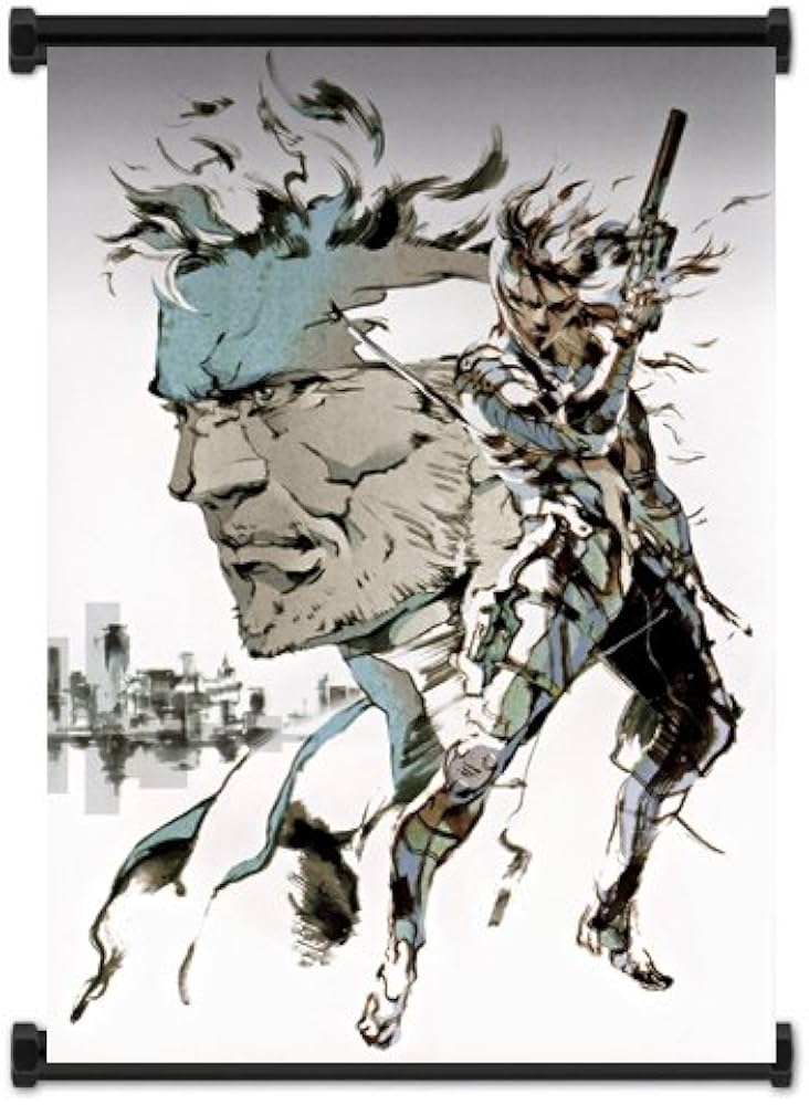 Amazon.com: Metal Gear Solid 2 Sons of Liberty Game Fabric Wall