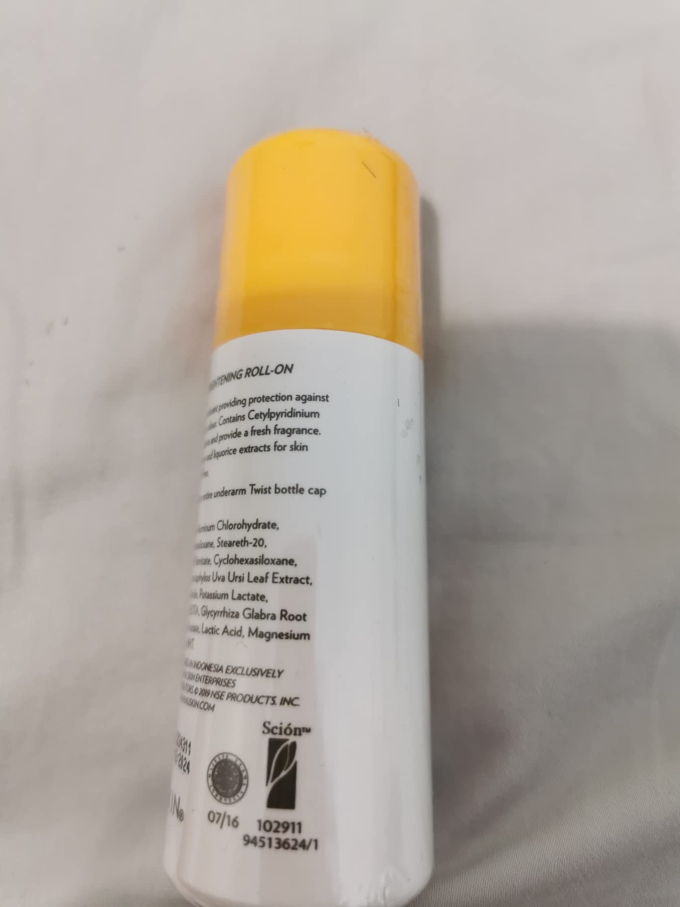 Amazon.co.jp: Nu Skin Sción Brightening Roll-on Deodorant Anti