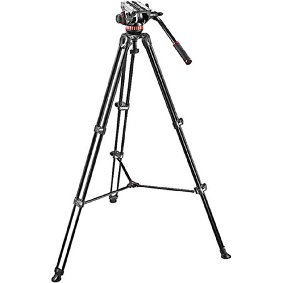 Amazon | Manfrotto 三脚 ツイン3段アルミ MSタイプ ビデオキット